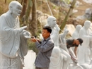 Độc đáo các tác phẩm điêu khắc đá làng nghề Phụng Châu