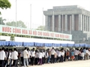 Từ 5/9 sẽ tạm ngừng tổ chức lễ viếng Chủ tịch Hồ Chí Minh
