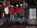 Cá lăng “khủng” cân nặng 75kg bất ngờ xuất hiện ở Thủ đô