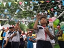 Học sinh tiểu học HN tham gia Ngày Sữa thế giới 