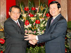 Hà Nội và Vientiane hiện thực hóa hợp tác Việt-Lào